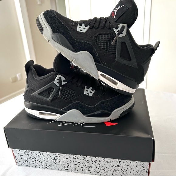 Jordan 4 Black Canvas - Picture 11 of 15